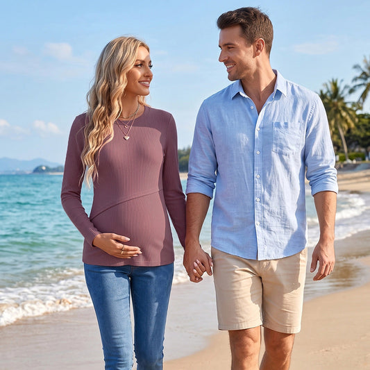 From Pregnancy to Nursing: Why a Long-Sleeve Nursing Top Belongs in Every Mom’s Wardrobe