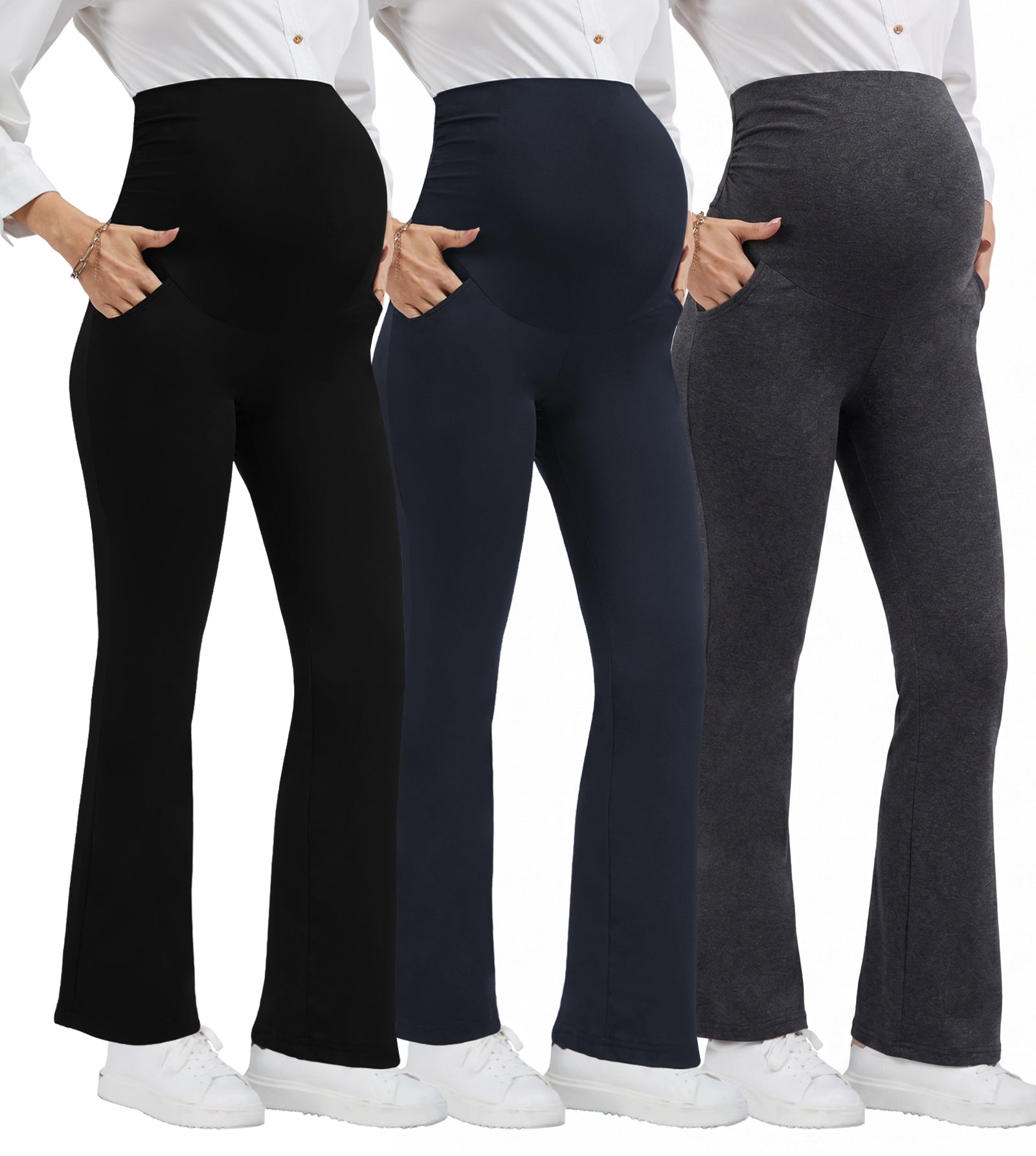 Beaisland Women's Plus Size Maternity Pants