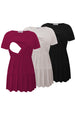 Black & Silvery Grey & Wine Red