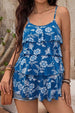Blue background print