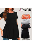 Bearsland Scoop Neck Short Sleeve  Maternity Tops
