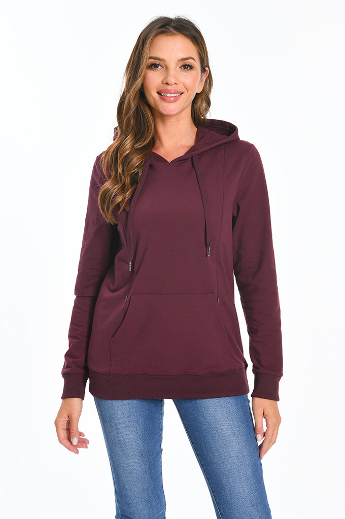 Bearsland Women's Maternity Sporty Hoodie