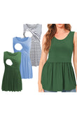 Bearsland Sleeveless Round Neck Nursing Tank Top