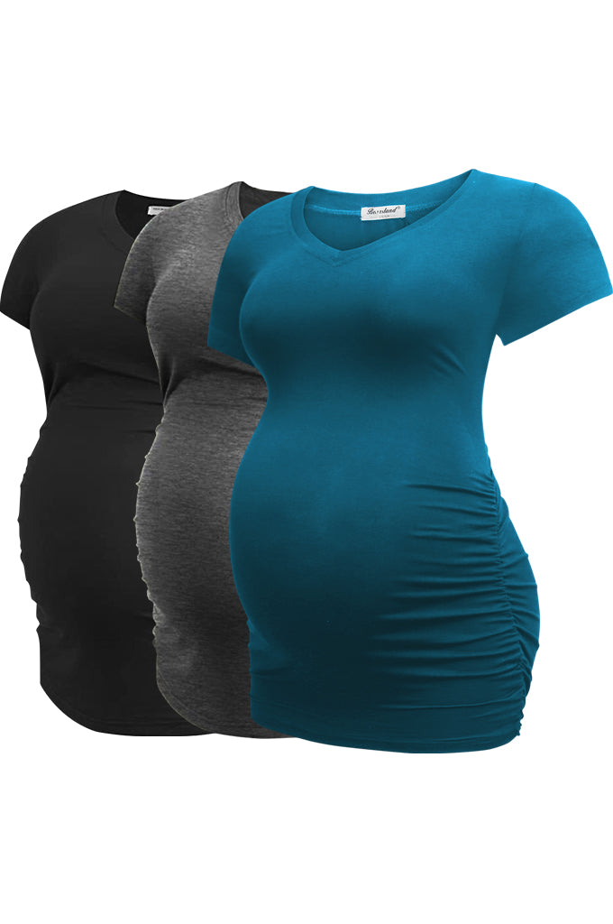 Bearsland Womens V Neck Maternity Breastfeeding Tee Shirts