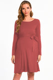 Bearsland Women’s Maternity Midi Dress