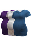 Bearsland Womens V Neck Maternity Breastfeeding Tee Shirts