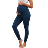 Bearsland Women's Plus Size Maternity Leggings Two-Piece Set