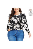 Women's Plus Size Tops Crew neck Long Sleeve Shirts Loose Tunic Tops Fall Shirts
