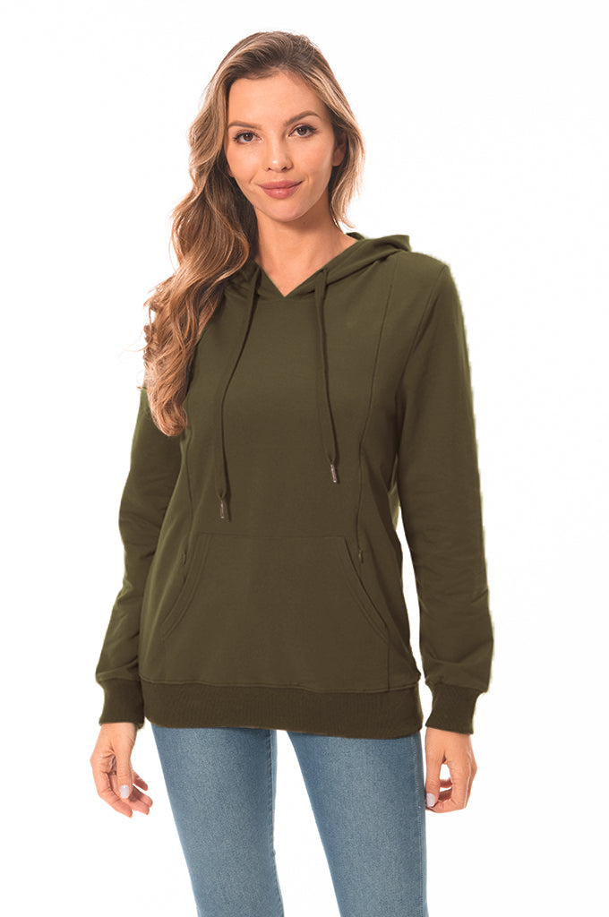 Bearsland Women's Maternity Sporty Hoodie