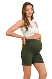 Bearsland Women's Maternity Shorts with Pocket 3-Pack