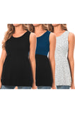 Beaisland 3 Pack Women Maternity Tank Tops Sleeveless Pregnancy Tank Shirts Postpartum Tops Basic Shirts Summer
