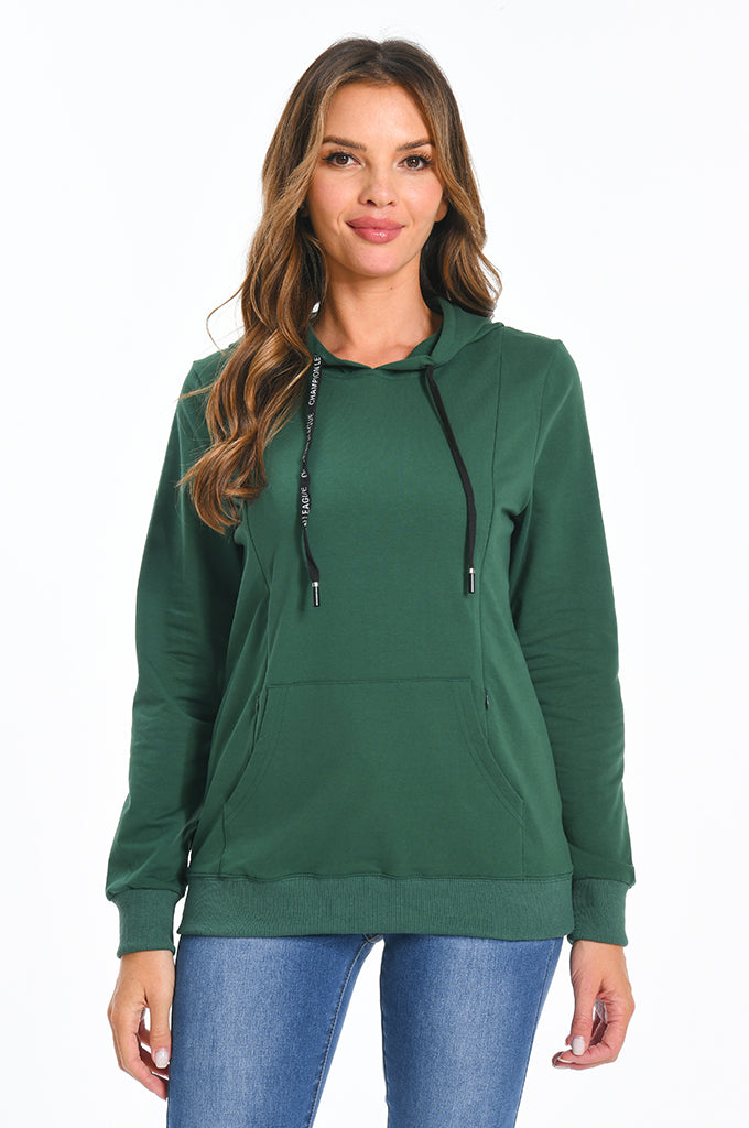 Bearsland Women's Maternity Sporty Hoodie