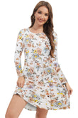 Bearsland Women’s Long Sleeve Nursing Dress with Pocket