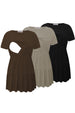 Black + Clay Grey + Dark Brown