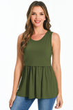 Bearsland Women's Sleeveless Round Neck Nursing Tank Top