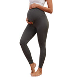 Bearsland Women's Plus Size Maternity Leggings Two-Piece Set