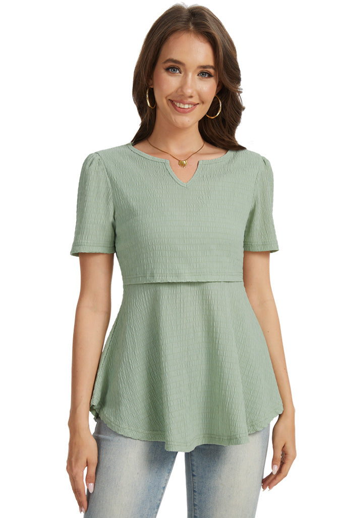 Bearsland 3-pack Short Sleeve V-Neck Nursing Shirt