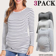 Womens Maternity Long Sleeve Tshirt 3 Packs