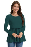 Bearsland Women’s Nursing Top 3pack Long Sleeve Scoop Neck Breastfeeding Shirts