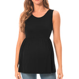 Beaisland 3 Pack Women Maternity Tank Tops Sleeveless Pregnancy Tank Shirts Postpartum Tops Basic Shirts Summer