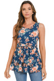 Bearsland Sleeveless Round Neck Nursing Tank Top