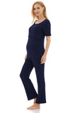 Bearsland Women's Maternity Nursing Pajamas Sleepwear Set