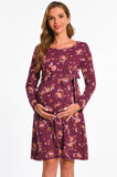 Bearsland Women’s Maternity Midi Dress