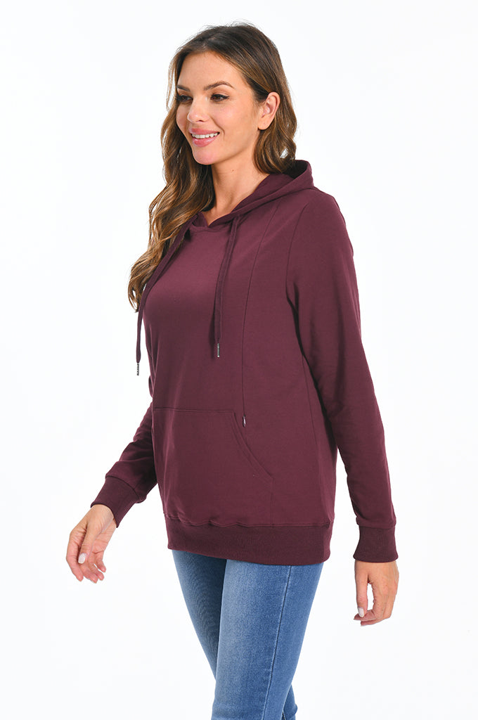 Bearsland Women's Maternity Sporty Hoodie