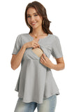 Bearsland 3-pack Short Sleeve V-Neck Nursing Shirt