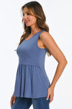 Bearsland Women's Sleeveless Round Neck Nursing Tank Top