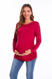 Bearsland Womens Maternity Long Sleeve Tshirt