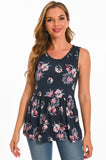 Bearsland Sleeveless Round Neck Nursing Tank Top