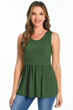 Bearsland Women's Sleeveless Round Neck Nursing Tank Top