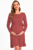 Bearsland Women’s Maternity Midi Dress