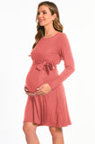 Bearsland Women’s Maternity Midi Dress