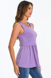Bearsland Women's Sleeveless Round Neck Nursing Tank Top