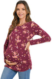 Bearsland Womens Maternity Long Sleeve Tshirt