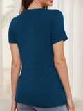 Beaisland Maternity Shirts Short Sleeve Nursing Tops, 3-Pack