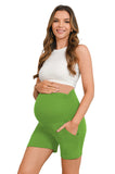 Beaisland Women's Maternity Shorts with Pocket 3-Pack