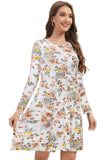 Bearsland Women’s Long Sleeve Nursing Dress with Pocket