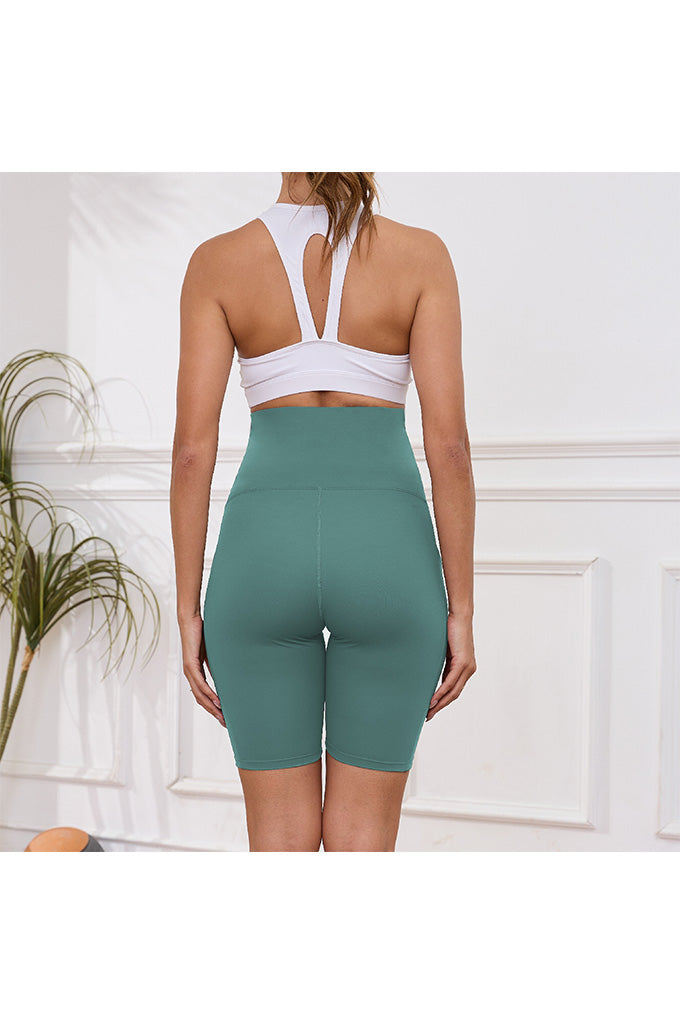 Women's Plus Size Butterluxe Maternity Shorts over The Belly Pregnancy Yoga Shorts Workout Athletic Biker Shorts 2-Pack