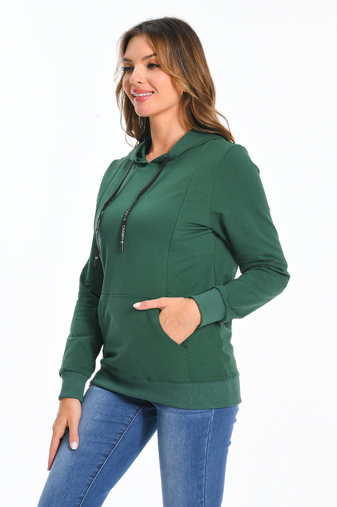 Bearsland Women's Maternity Sporty Hoodie