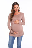 Bearsland Womens Maternity Long Sleeve Tshirt