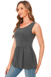 Bearsland Women's Sleeveless Round Neck Nursing Tank Top