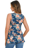 Bearsland Sleeveless Round Neck Nursing Tank Top
