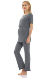 Bearsland Women's Maternity Nursing Pajamas Sleepwear Set