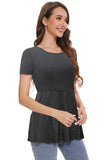 Bearsland Women’s Nursing Top 3pack Short Sleeve Scoop Neck Nursing Shirt