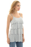 Bearsland Women's Pregnancy Sleeveless Nursing Tank Cami
