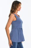 Bearsland Women's Sleeveless Round Neck Nursing Tank Top