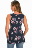 Bearsland Sleeveless Round Neck Nursing Tank Top